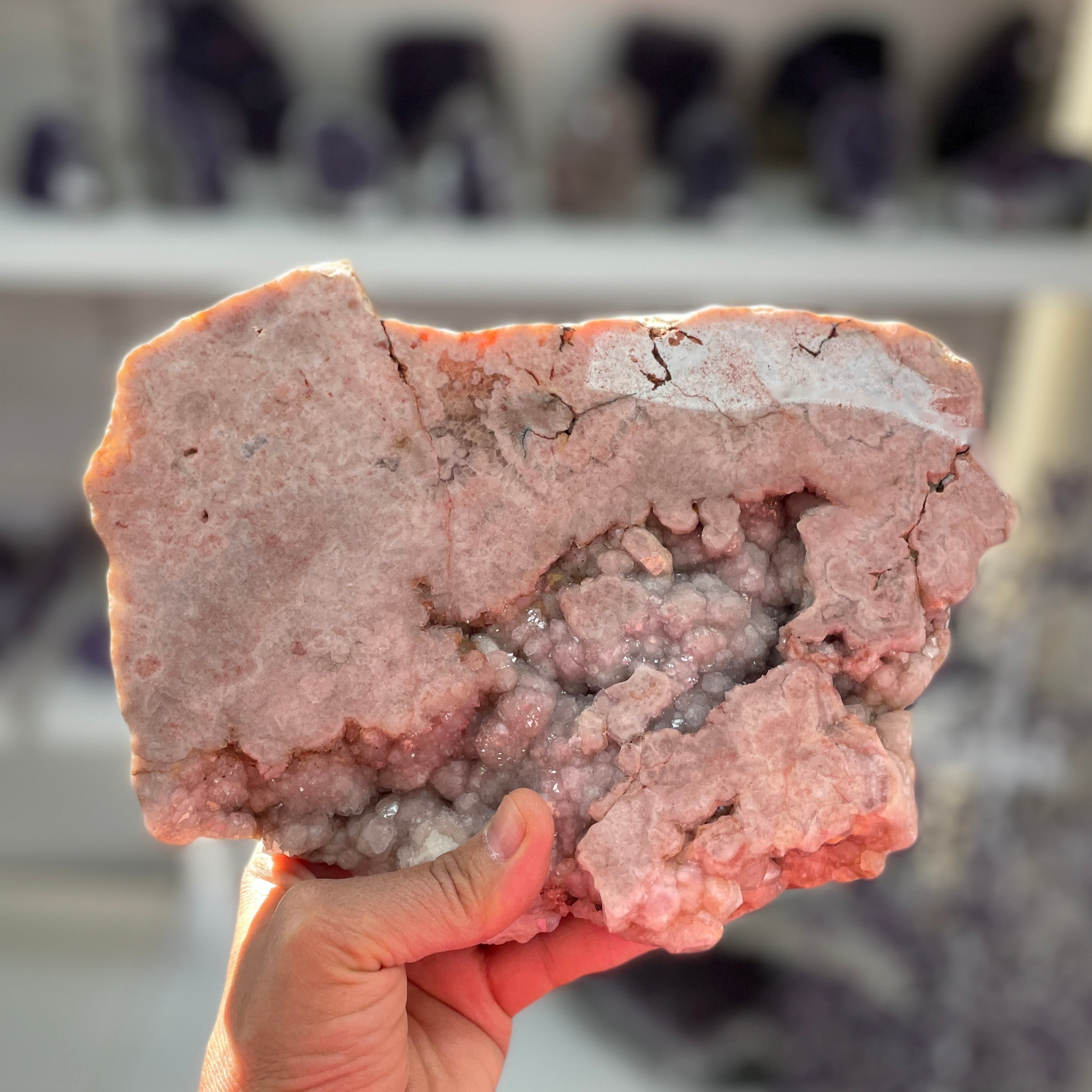 Pink Amethyst - Slice - 16 Pink Amethyst - Slice - 16